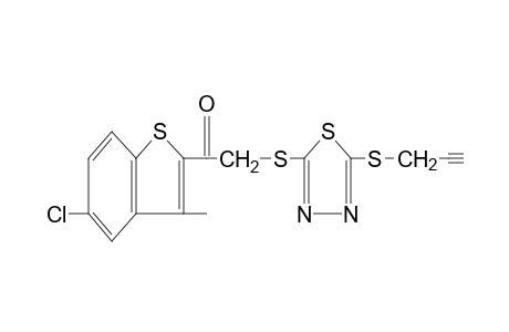 5-chloro-3-methylbenzo[b]thien-2-yl {{5-[(2-propynyl)thio]-1,3,4-thiadiazol-2-yl}thio}methyl ketone