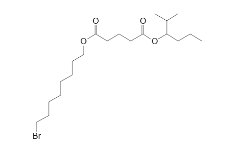 Glutaric acid, 8-bromooctyl 2-methylhex-3-yl ester