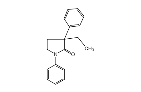1,3-diphenyl-3-ethyl-2-pyrrolidinone