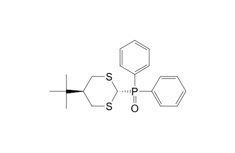 trans-5-tert-Butyl-2-(diphenylphosphinoyl)-1,3-dithiane