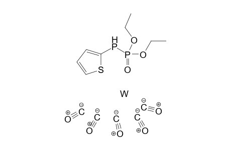 Diethoxyphosphoryl(2-thienyl)phosphane tungsten pentacarbonyl