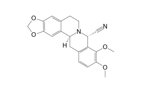 (8S*,14S*)-(+-)-8-cyanocanadine