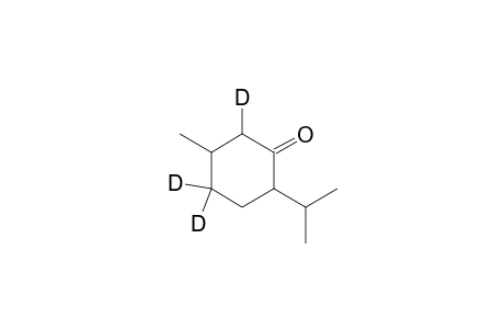 Cyclohexanone-2,2,6-D3, 3-methyl-6-(1-methylethyl)-