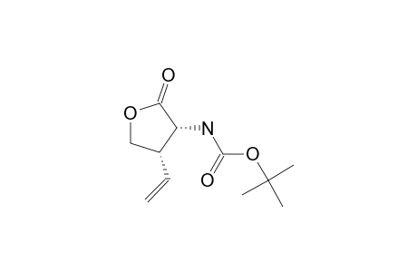 Carbamic acid, [4-ethenyltetrahydro-2-oxo-3-furanyl]-, 1,1-dimethylethyl ester, cis-(.+-.)-