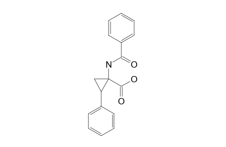 1-benzamido-2-phenylcyclopropanecarboxylic acid