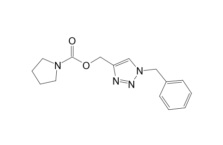 (1-Benzyl-1,2,3-triazol-4-yl)methyl pyrrolidine-1-carboxylate