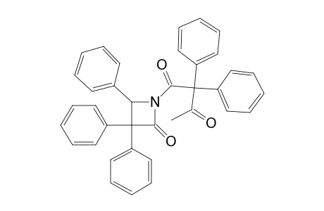 2-Azetidinone, 1-(1,3-dioxo-2,2-diphenylbutyl)-3,3,4-triphenyl-