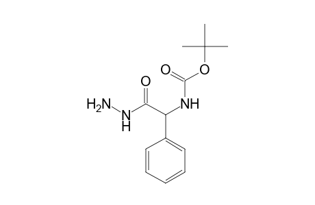 .alpha.-(t-Butoxycarbonylamino)benzeneacetylhydrazine