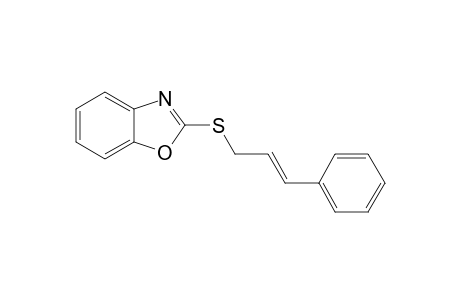 2-[(E)-3-phenylprop-2-enyl]sulfanyl-1,3-benzoxazole