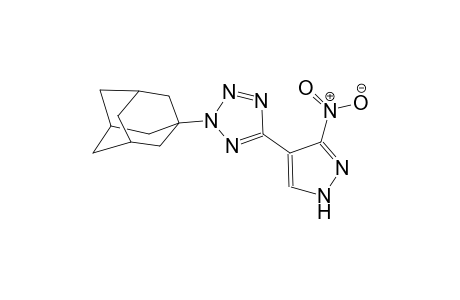 2-(1-adamantyl)-5-(3-nitro-1H-pyrazol-4-yl)-2H-tetraazole