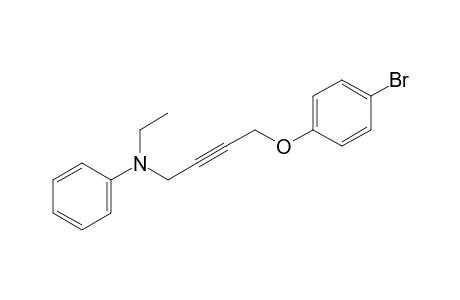 N-[4-(p-bromophenoxy)-2-butynyl]-N-ethylaniline