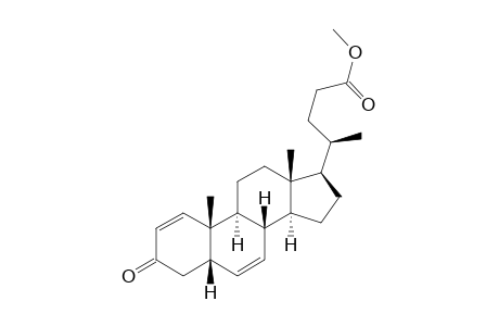 24-Methyl-3-oxo-5.beta.-chol-1,6-dienoate