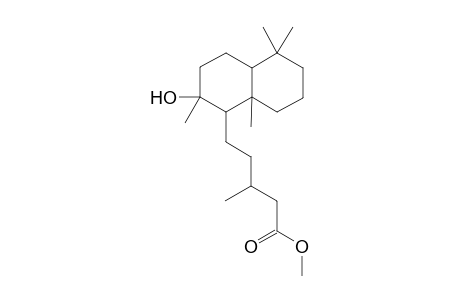 1-Naphthalenepentanoic acid, decahydro-2-hydroxy-.beta.,2,5,5,8a-pentamethyl-, methyl ester, [1S-[1.alpha.(S*),2.beta.,4a.beta.,8a.alpha.]]-