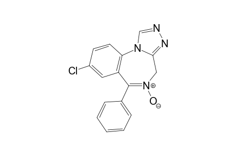 8-chloro-6-phenyl-4H-s-triazolo[4,3-a][1,4]benzodiazepine, 5-oxide