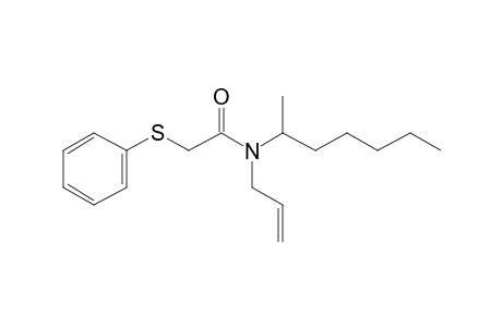 Acetamide, N-allyl-N-(hept-2-yl)-2-(phenylthio)-