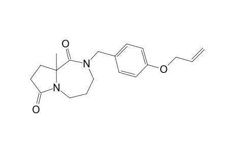 (R,S)-2-[(4-Allyloxyphenyl)methyl]-9a-methylhexahydro-1H-pyrrolo[1,2-a][1,4]diazepine-1,7(8H)-dione