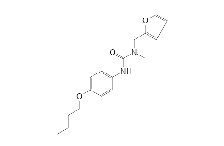 3-(p-butoxyphenyl)-1-furfuryl-1-methylurea