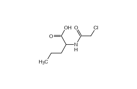 D,L-N-(chloroacetyl)norvaline