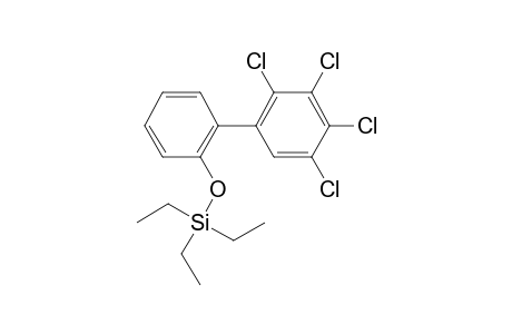 2-Hydroxy-2',3',4',5'-tetrachlorobiphenyl, triethylsilyl ether