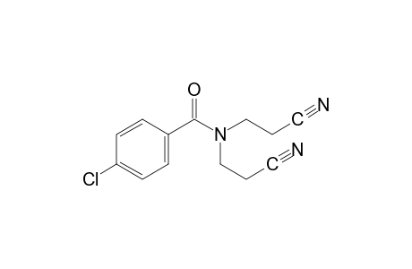 N,N-bis(2-cyanoethyl)-p-chlorobenzamide