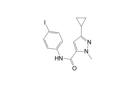 1H-Pyrazole-5-carboxamide, 3-cyclopropyl-N-(4-iodophenyl)-1-methyl-