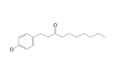 3-Decanone, 1-(4-hydroxyphenyl)-