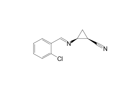cis-2-{[(2-Chlorophenyl)methylene]amino}cyclopropanecarbonitrile