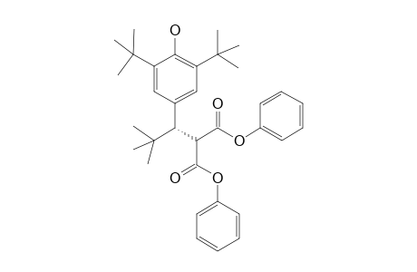 diphenyl (R)-2-(1-(3,5-di-tert-butyl-4-hydroxyphenyl)-2,2-dimethylpropyl)malonate