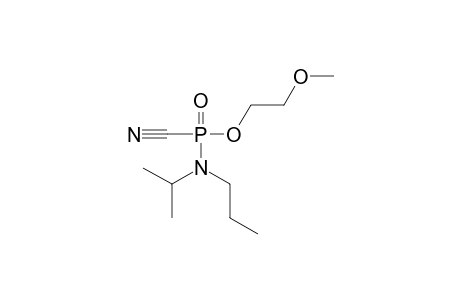 O-methoxyethyl N-isopropyl N-propyl phosphoramidocyanidate