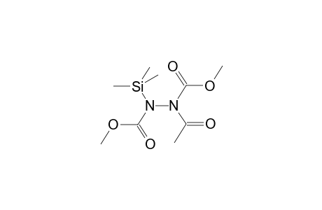 N-TRIMETHYLSILYL-N'-ACETYL-N,N'-BIS(METHOXYCARBONYL)HYDRAZINE-15NLABELLED (CONFORMER 1)