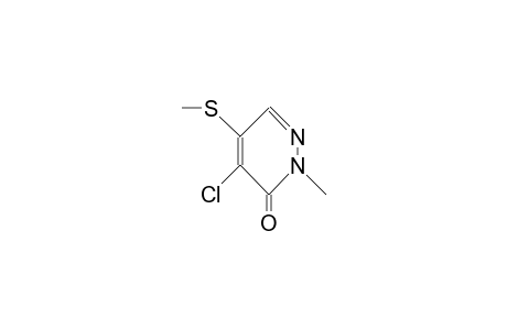 4-Chloro-5-methylthio-2-methyl-2H-pyridazin-3-one