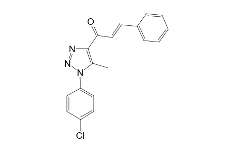 (E)-1-[1-(4-Chlorophenyl)-5-methyl-1H-1,2,3-triazol-4-yl]-3-phenylprop-2-en-1-one