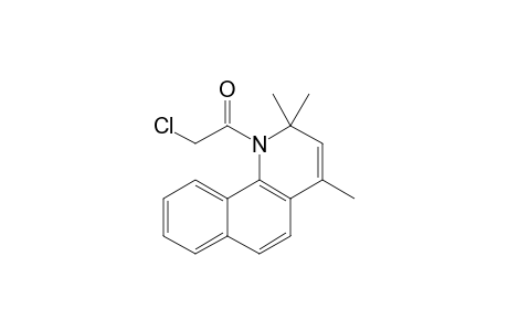 2-Chloranyl-1-(2,2,4-trimethylbenzo[h]quinolin-1-yl)ethanone