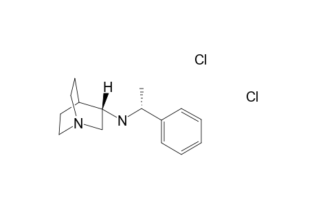 (-)-N-(1(R)-Phenylethyl)-1-azabicyclo[2.2.2]octan-3(S)-amine dihydrochloride