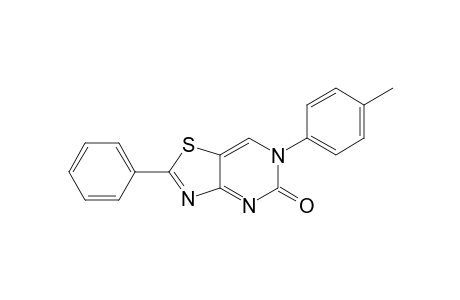 6-(4-Methylphenyl)-2-phenyl-5-oxo-5,6-dihydrothiazolo[4,5-d]pyrimidine