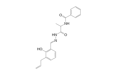 N'-(2-hydroxy-3-allylbenzylidene)-2-benzamidopropanhydrazide