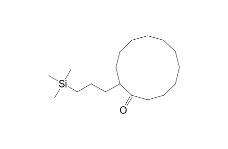 2-(3-trimethylsilylpropyl)-1-cyclododecanone
