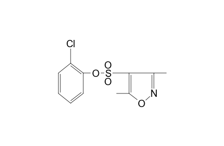 3,5-dimethyl-4-isoxazolesulfonic acid, o-chlorophenyl ester