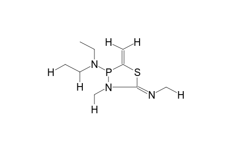 2-METHYLENE-3-DIETHYLAMINO-4-METHYL-5-METHYLIMINO-1,4,3-THIAZAPHOSPHOLANE