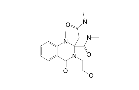 3-(2-HYDROXYETHYL)-2-METHYLAMINOCARBONYL-1-METHYL-4-OXO-2-QUINAZOLINEACETIC-ACID-N-METHYLAMIDE