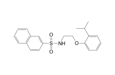 N-[2-(2-isopropylphenoxy)ethyl]naphthalene-2-sulfonamide