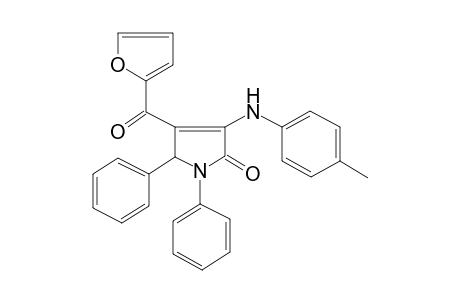 3-(furan-2-carbonyl)-4-(4-methylanilino)-1,2-diphenyl-2H-pyrrol-5-one