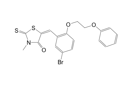 4-thiazolidinone, 5-[[5-bromo-2-(2-phenoxyethoxy)phenyl]methylene]-3-methyl-2-thioxo-, (5E)-