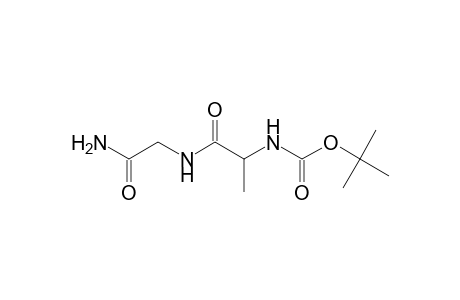 N-[1-[(2-amino-2-oxoethyl)amino]-1-oxopropan-2-yl]carbamic acid tert-butyl ester