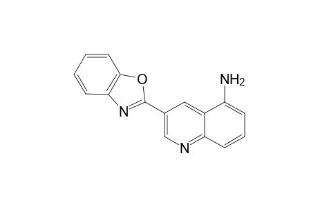 5-Amino-3-benzoxazol-2-ylquinoline