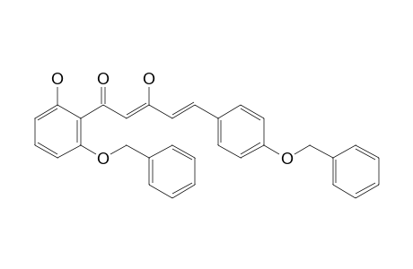 1-[6'-(Benzyloxy)-2'-hydroxyphenyl]-3-hydroxy-5-(4"-benzyloxyphenyl)-2,4-pentadien-1-one