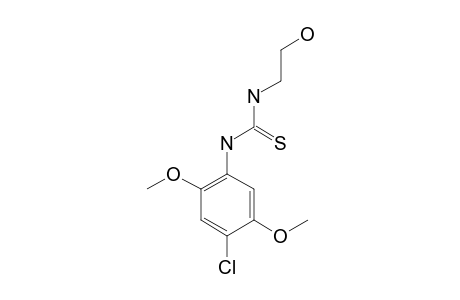 1-(4-chloro-2,5-dimethoxyphenyl)-3-(2-hydroxyethyl)-2-thiourea