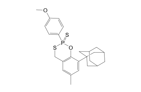 8-(1-Adamantyl)-2-(4-methoxyphenyl)-6-methyl-4H-1,3,2-benzoxathiaphosphinine-2-sulfide