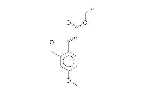 Ethyl (2E)-3-(2-formyl-4-methoxyphenyl)-2-propenoate