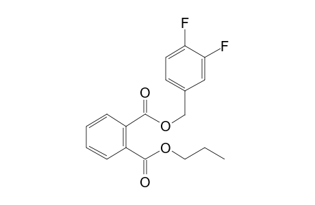 Phthalic acid, 3,4-difluorobenzyl propyl ester